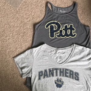 2 Pitt shirts